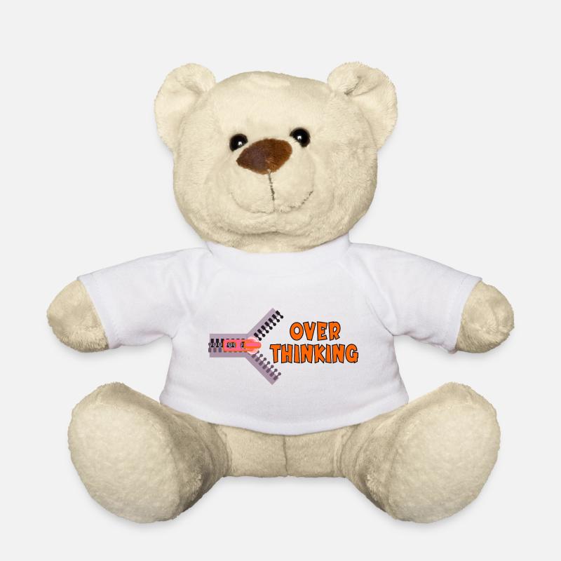 OVERTHINKING LIFE WISDOM - Teddy Bear - white