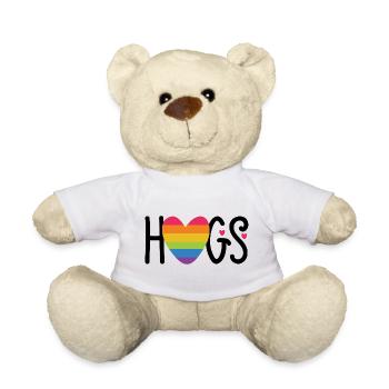 LGBT Pride Monat - Umarmungen - Teddy - Weiß - Vorne