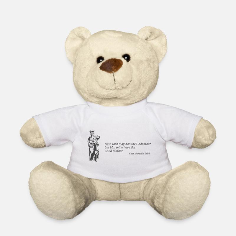 La Bonne Mère de Marseille Notre dame de la garde - Nounours - blanc
