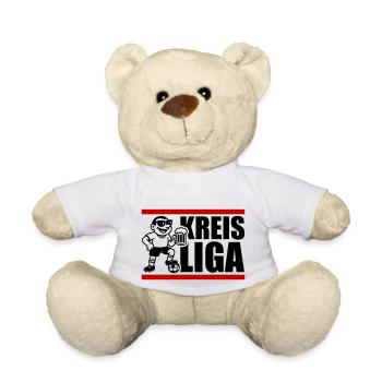 Kreisliga Fussball - Teddy - Weiß - Vorne
