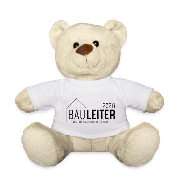Construction Manager 2026 - now it's time to take a close look - Teddy Bear - white - Front