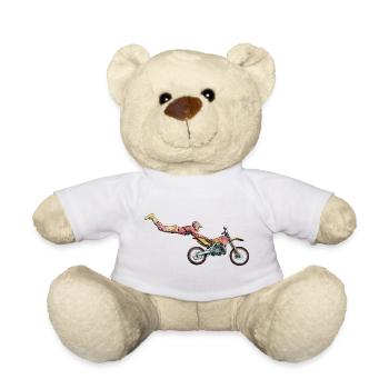 Motocross Freestyle - Teddy - Weiß - Vorne