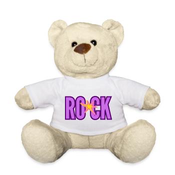 ROCK Violet Etoile Femme - Nounours - blanc - Devant