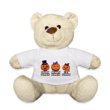 Daddy Pumpkin Mummy Pumpkin Lil' Pumpkin Familie - Teddy - Weiß - Vorne