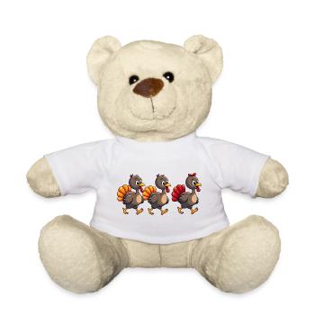 Thanksgiving Truthahn Baby - Teddy - Weiß - Vorne