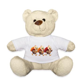 Thanksgiving Truthahn Baby - Teddy - Weiß - Vorne