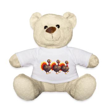 Thanksgiving Truthahn Baby - Teddy - Weiß - Vorne