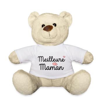 Best Mom - Teddy Bear - white - Front
