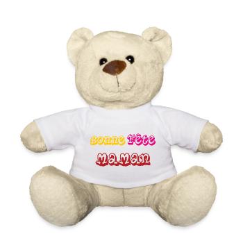 Frohen Muttertag – Muttertag - Teddy - Weiß - Vorne