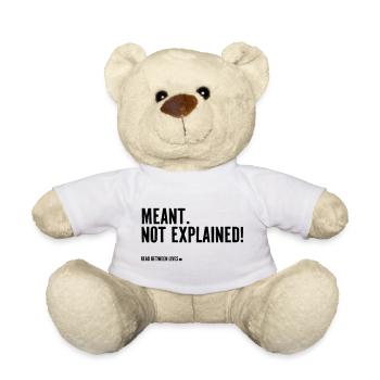Meant. Not explained! - Teddy - Weiß - Vorne