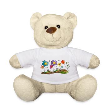 Blumen - Teddy - Weiß - Vorne