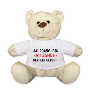 Vintage 1936 – 90 years perfectly matured - Teddy Bear - white - Front