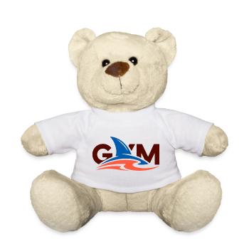 Wave Crest Gym Logo - Teddy Bear - white - Front