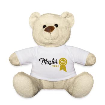 Master 2026 Abschluss Promotion Sponsion - Teddy - Weiß - Vorne