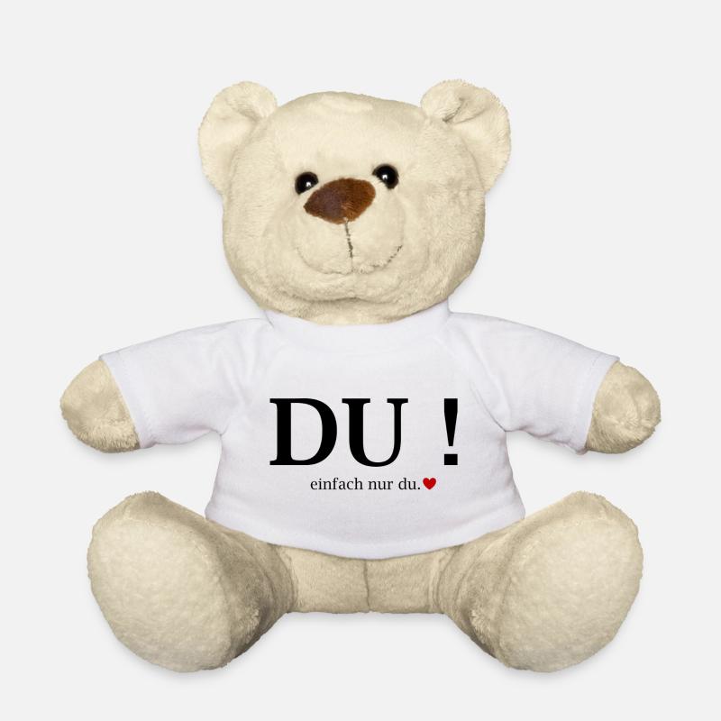 You! Just you heart - Teddy Bear - white