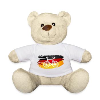 Cyclisme artistique, cyclisme artistique, cyclisme en salle, Allemagne - Nounours - blanc - Devant