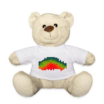 Forest Sunset Mosaic - Teddy - Weiß - Vorne