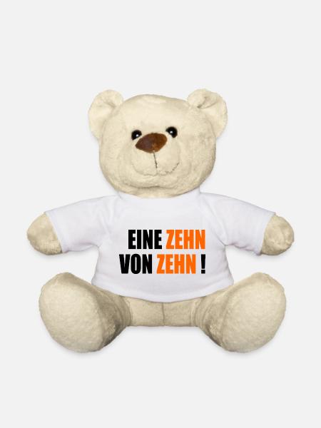 Zehn von Zehn - Komplimente - Teddy - Weiß