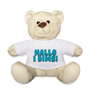 Hallo i bims! - Teddy - Weiß - Vorne