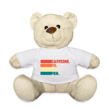 Pflege Krankenschwester Krankenhaus Geschenk - Teddy - Weiß - Vorne