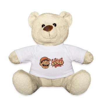 Fröhlicher Junge – oishii Herzen - Teddy - Weiß - Vorne