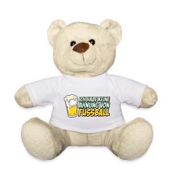 Keine Ahnung von Fußball Bier - Teddy - Weiß - Vorne