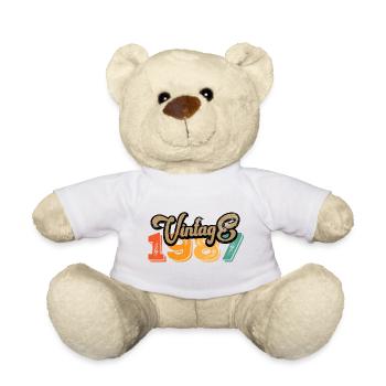 Millésime 1987 - Nounours - blanc - Devant