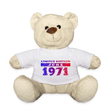 55e anniversaire Édition limitée 06/1971 - Nounours - blanc - Devant
