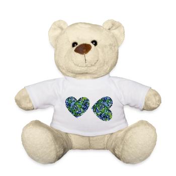 2 Heart Art - Teddy - Weiß - Vorne
