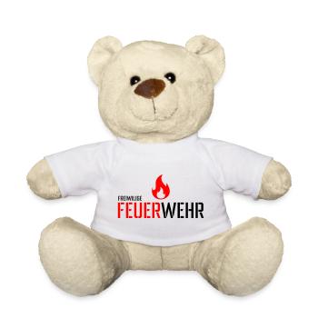 Freiwillige Feuerwehr - Teddy - Weiß - Vorne