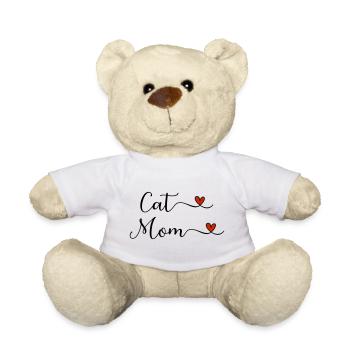 Katzenmama - Teddy - Weiß - Vorne