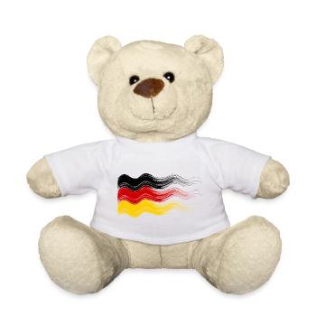 GERMANY GERMANY EUROPE GERMAN SPORT FAN - Teddy Bear - white - Front