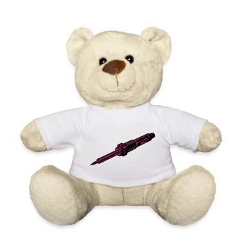 Lötkolben FPV Drohne Bastler Elektronik - Teddy - Weiß - Vorne