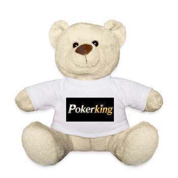 Pokerking Gold-Logo - Teddy - Weiß - Vorne