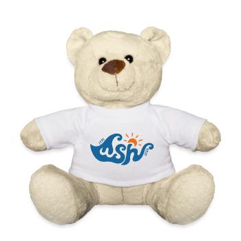 The blue wave of Windsurfing Hargen - Teddy Bear - white - Front