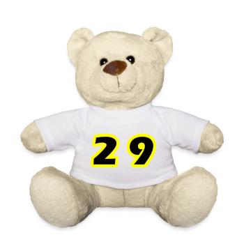 29 Symbole numérique - Nounours - blanc - Devant