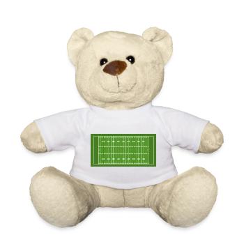 Montrez vos couleurs - Football - Nounours - blanc - Devant