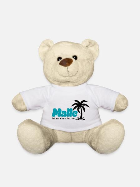 Malle Palmen Strand Vibe - türkis 2026 - Teddy - Weiß