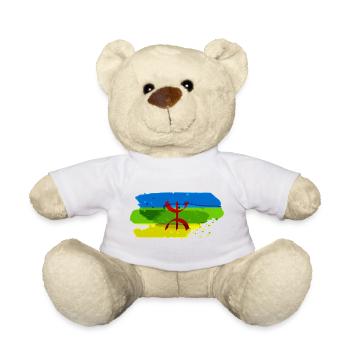 Amazigh-Flagge - Teddy - Weiß - Vorne