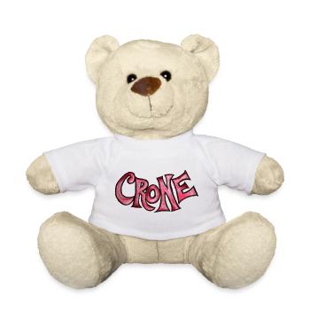 Crone Red Grotesque Text - Teddy - Weiß - Vorne