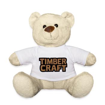 Timber Craft Schriftzug Logo - Teddy - Weiß - Vorne