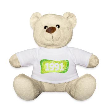 1991 - Teddy Bear - white - Front