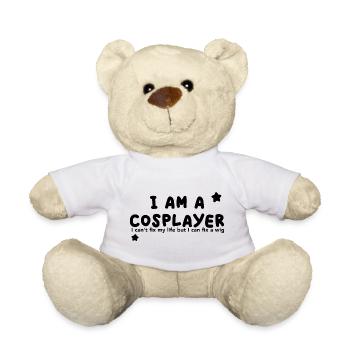 I am a Cosplayer - Teddy Bear - white - Front