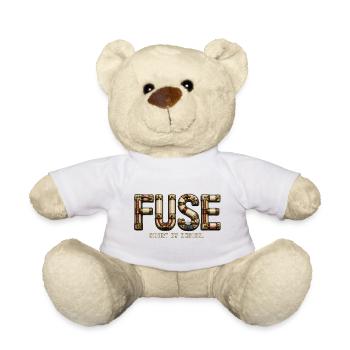 FUSE – Short by Design | Electric pun - Teddy Bear - white - Front