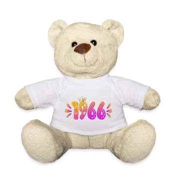 Couronne d’anniversaire 1966 - Nounours - blanc - Devant