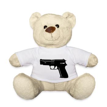 Pistole - Teddy - Weiß - Vorne