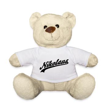 Nikolaus - Teddy - Weiß - Vorne