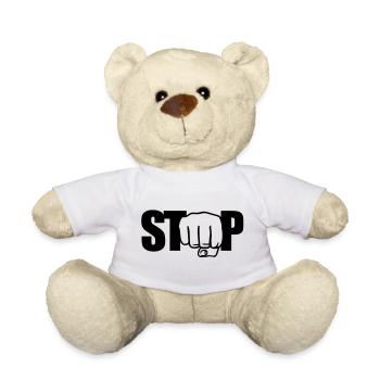 Stop Faust - Teddy - Weiß - Vorne