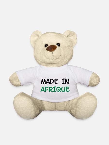 Made in AFRIQUE ! - Nounours - blanc