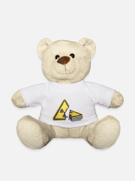 Atomausstieg! L'énergie nucléaire non merci! - Nounours - blanc